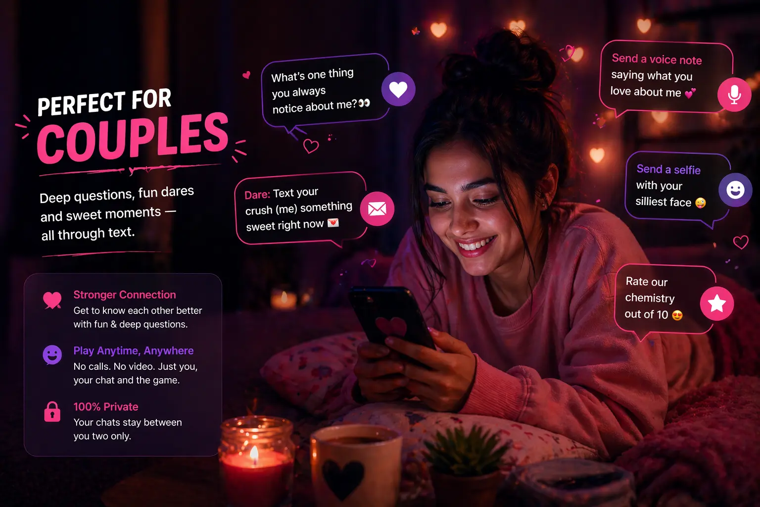 Truth or dare questions to ask your crush over text